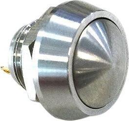 Produktbild Bulgin Druckschalter Tastend Eloxiertes Aluminium 1 Schliesser IP67 Schraubklemme