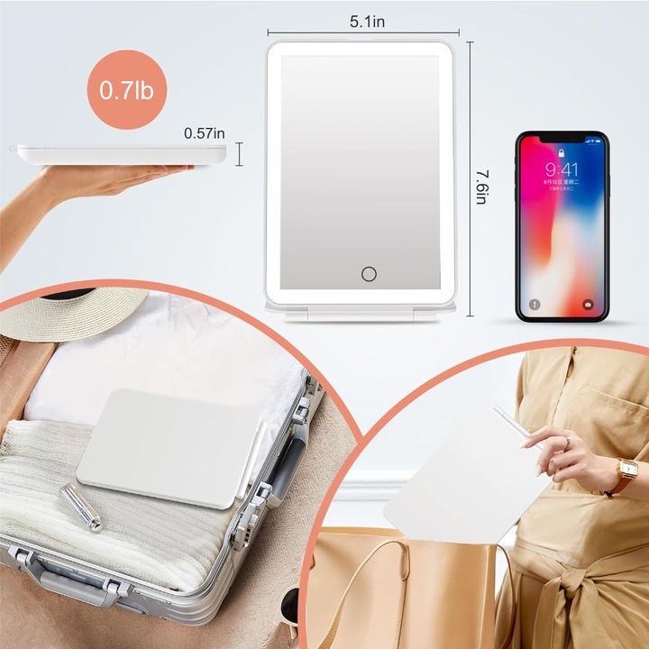 Immagine prodotto Lumina Swiss LED Reisespiegel Deluxe