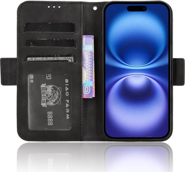 Actual product image Cover-Discount iPhone 16 - Case with many card slots (Apple iPhone 16)