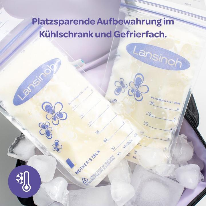 Actual product image Lansinoh Breast milk bag