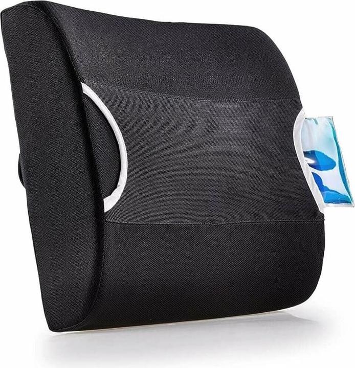 Produktbild Wenko Maximex Kühlendes Rückenstützkissen, Ergonomisches Rückenkissen mit effektiver Stützfunktion für ein