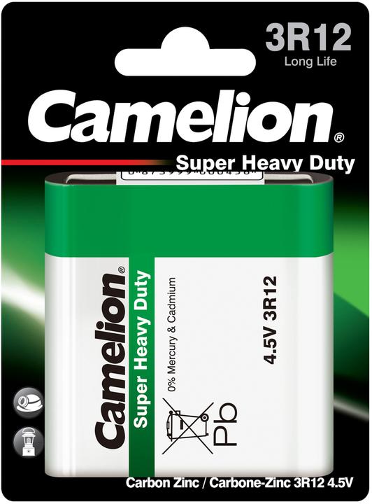 Image du produit Camelion Pile Super Heavy Duty 3R12 (1 pc.) (1 pcs, 3R12, 2000 mAh)