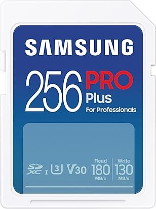 Actual product image Samsung Karta pamięci SD PRO Plus MB-SD256SB/WW 256GB + czytnik (256 GB, SD, U3, UHS-I)