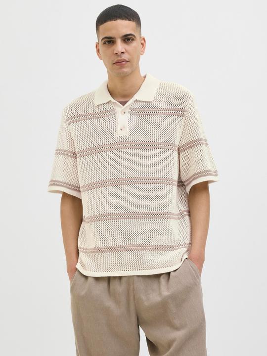 Actual product image Jack & Jones Jorsummer Knit Ss Polo Styd Ss25 (S)