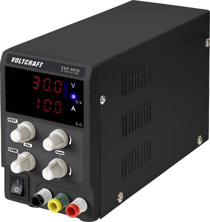 Voltcraft ESP-3010 Labornetzgerät, einstellbar 0 - 30 V/DC 0 - 10 A 300 W Steck