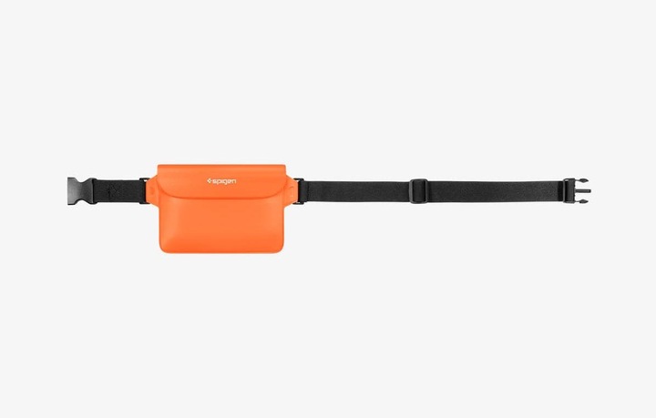 Actual product image Spigen Universal Waterproof A620 Case & Waist Bag Sunset Orange AMP06021