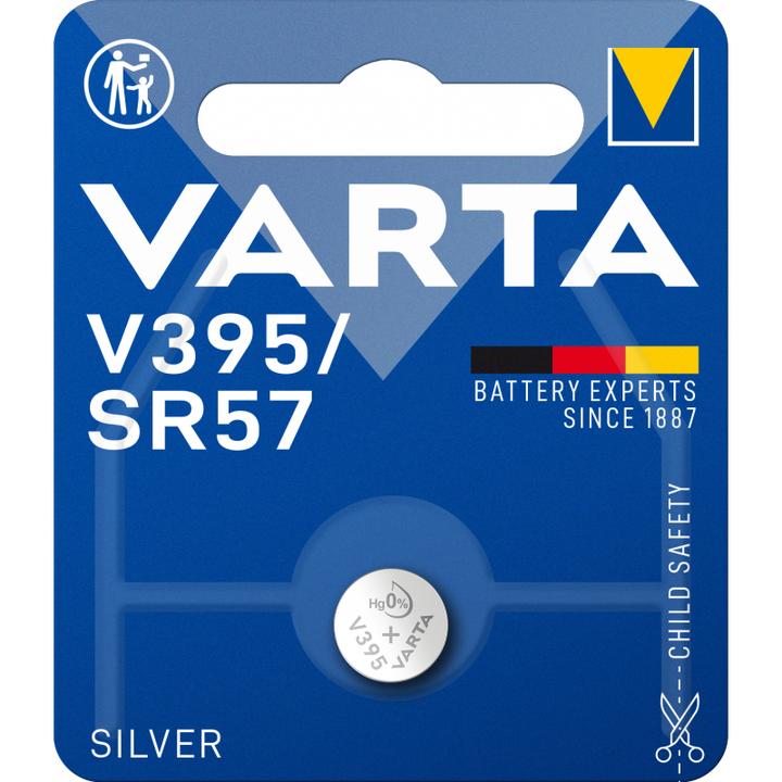 Produktbild Varta Watch V395 (1 Stk., SR57 / SR927 / V395 / 395 / V399 / 399 / SG7, 38 mAh)