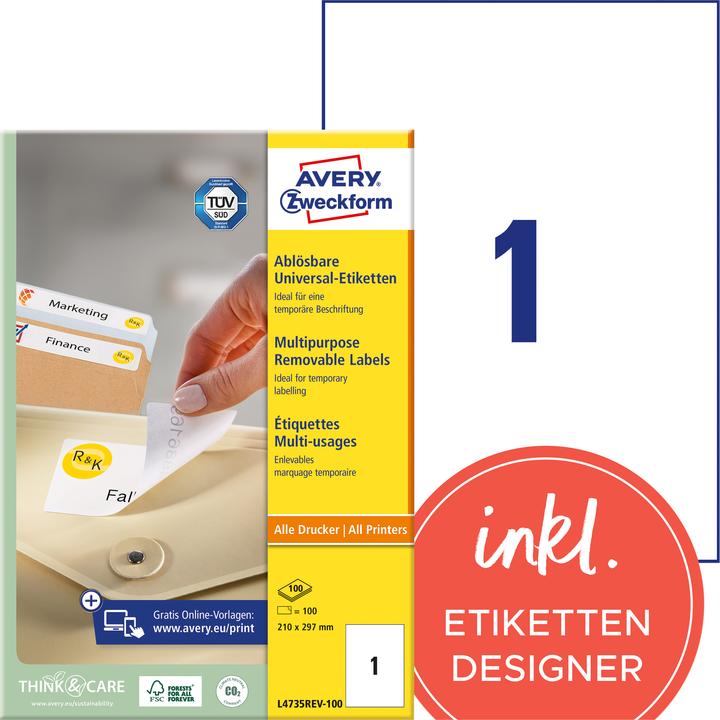 Produktbild Avery Universal-Etiketten