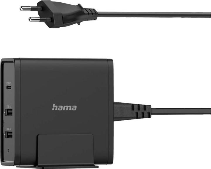 Productafbeelding Hama Universeel USB-C laadstation, 3 poorten, Power Delivery (PD), 5-20V/65W (65 W)