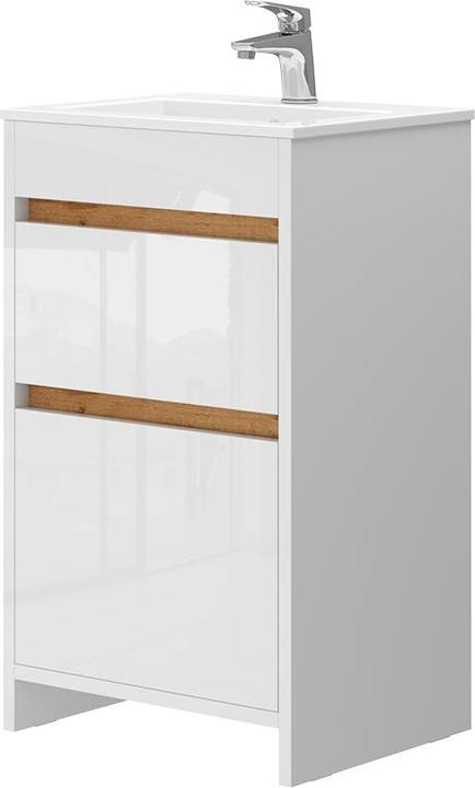 Produktbild Vicco Detmold mit Waschbecken und 2 Schubladen