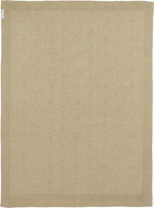 Productafbeelding Meyco Babydeken groot Mini Knots - zand - 100x150cm (100 x 150 cm)