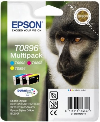 Produktbild Epson T0895 DuraBrite Ultra Multipack (M, BK, Y, C)