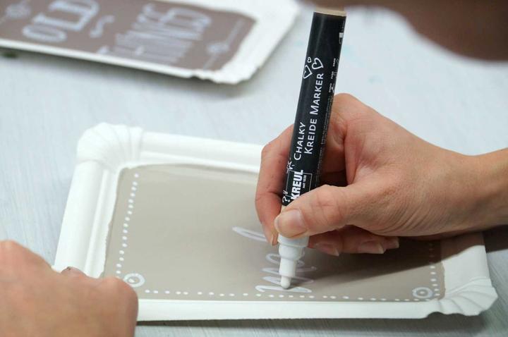 Image du produit Kreul Marqueur craie Chalky medium (Lavande foncée, 4 mm, 1 x)