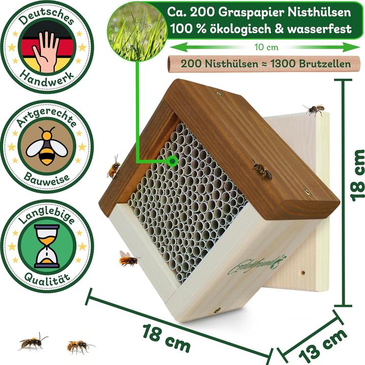 Immagine prodotto Erdenfreund Wildbienenhotel (Api)