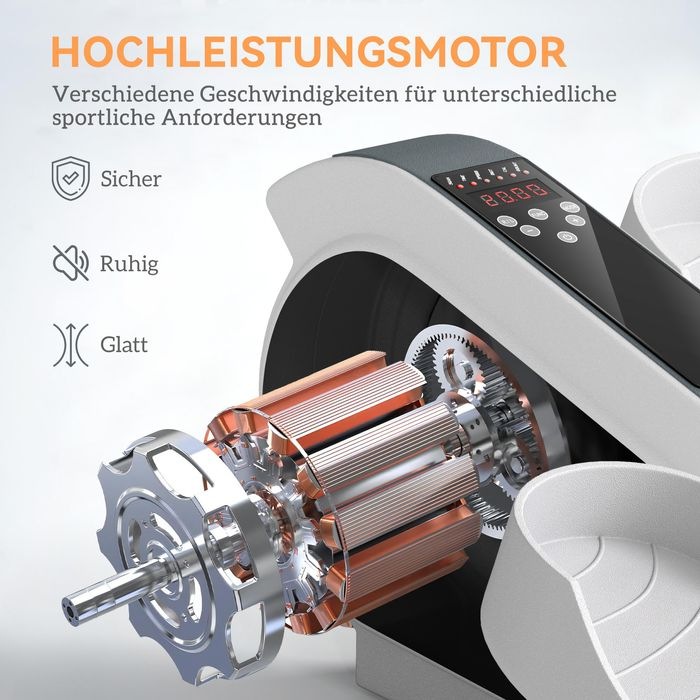 Image du produit Swisshandel24 Mini-Ellipsentrainer Untertisch Mini Crosstrainer für zuhause mit LCD-Monitor