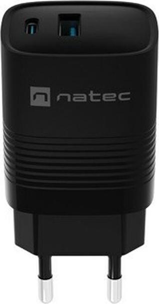 Produktbild Genesis NATEC ŁADOWARKA RIBERA GAN 1X USB-A + 1X USB-C 30W CZARNA NUC-2141 (30 W)