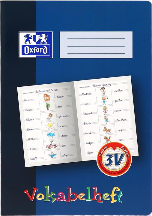 Produktbild Oxford Vokabelheft A4 (A4, Liniert)