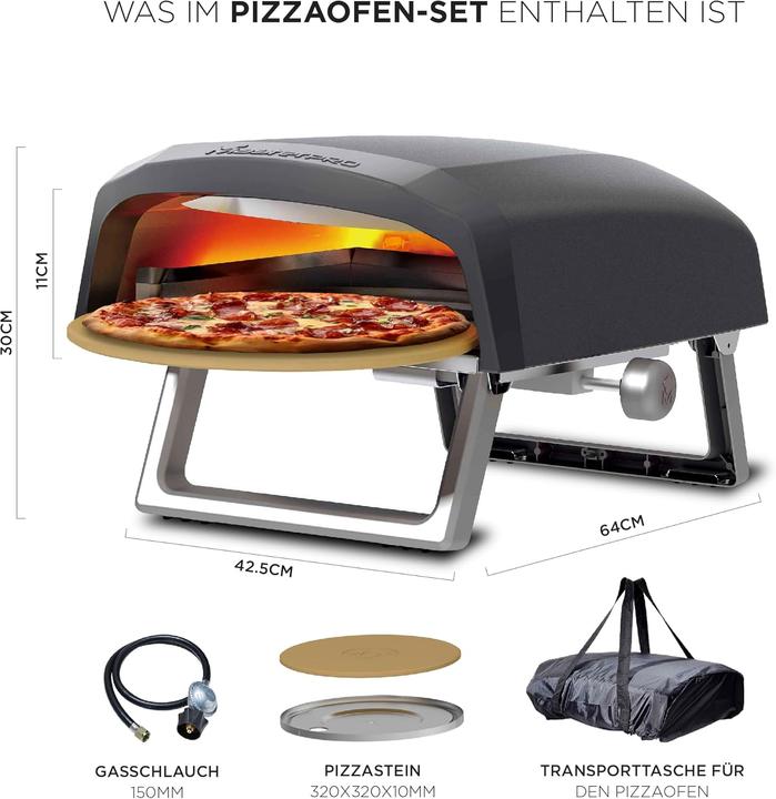 Actual product image MasterPRO Napoli (Pizza oven gas)