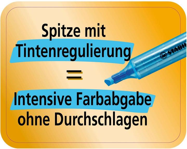 Produktbild STABILO swing cool Textmarker (4x)
