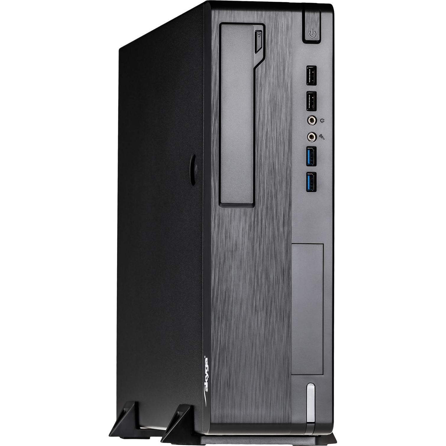 Thumbnail - Akyga AK-502-02BK Computer-Gehäuse Midi Tower (mATX, Flex-ATX), PC Gehäuse, Schwarz