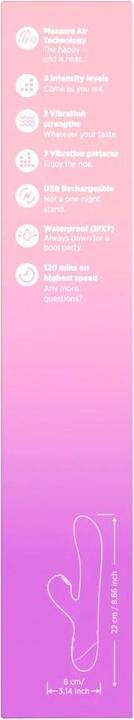 Actual product image Romp Pulse Wiederaufladbarer Rabbit Vibrator mit Klitoris Sauger