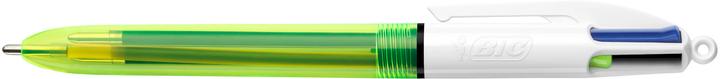 Image du produit Bic Stylo à bille Fluo 933948 4 Colours Box, 12 pièces (Vert, Noir, Rouge, Bleu, 12 x)