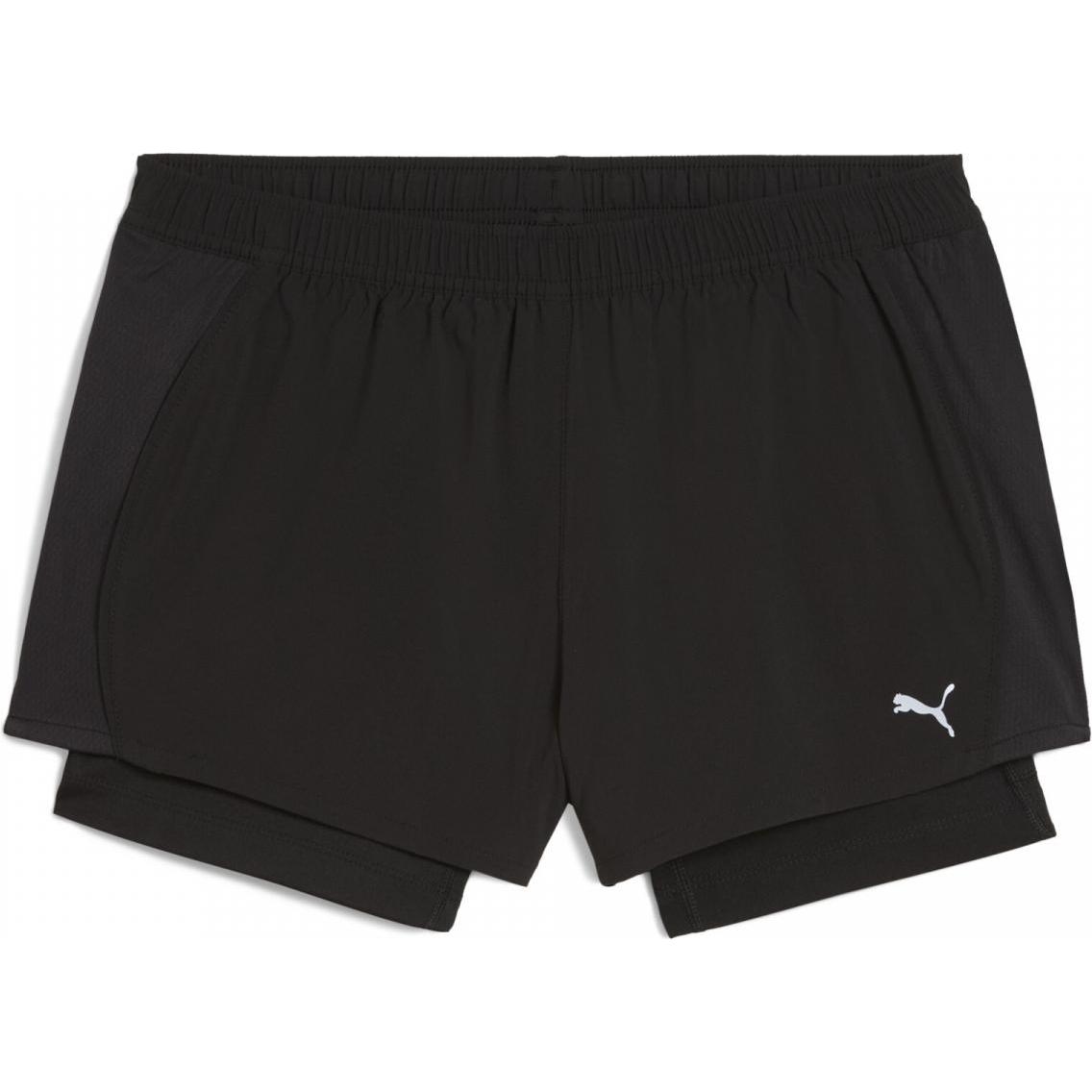 Puma, Damen, Sporthose, W RUN VELOCITY 2IN1 3" SHORT (M), Blau, M