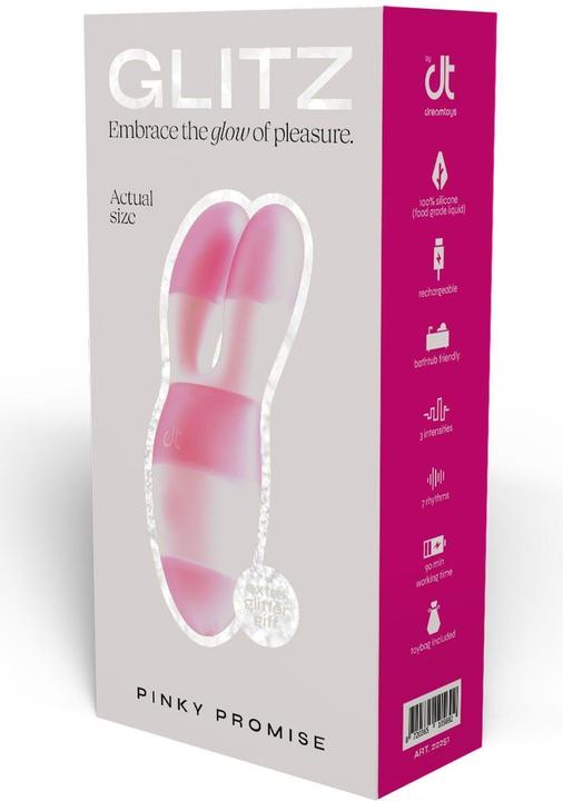 Productafbeelding Dream Toys Glitz Pinky Promise Travel Stimulator