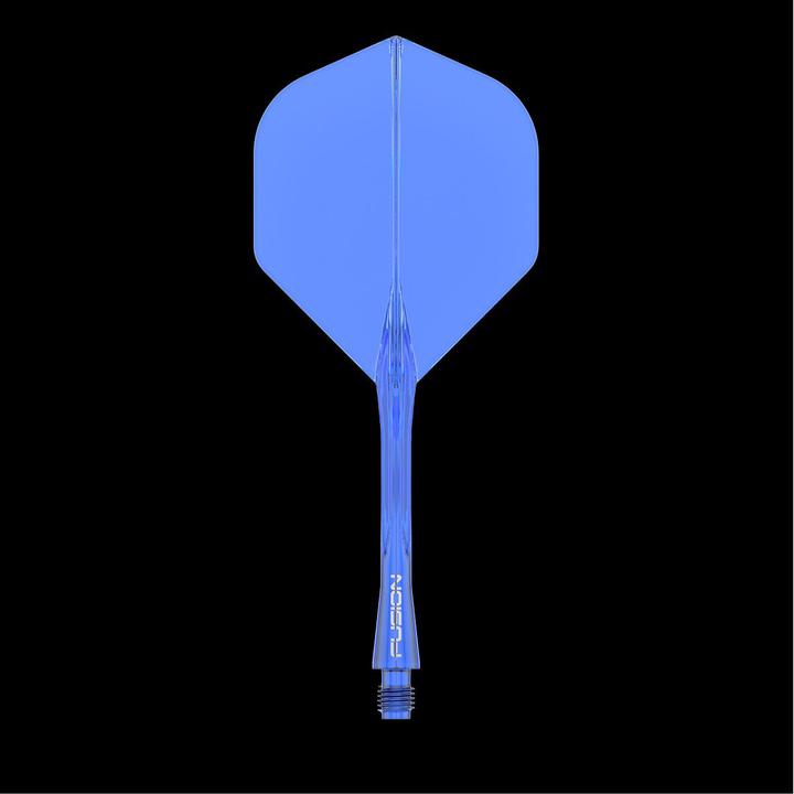 Actual product image Winmau Fusion Flyshaft Azure Blue, medium