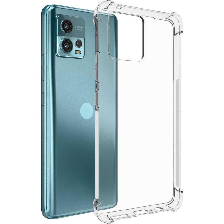 Thumbnail - Screenguard Motorola Moto G72 Hülle Crystal Soft Airbag Bumper (Motorola Moto G72), Smartphone Hülle, Transparent