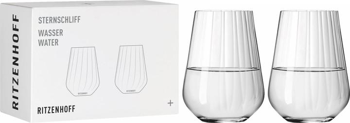 Ritzenhoff Wasserglas Sternschliff 2-er Set no2 (0.54 l, 2 x)