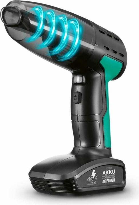 Produktbild Easymaxx Akku-Handsauger mit Kompressor 11.1 V, Schwarz