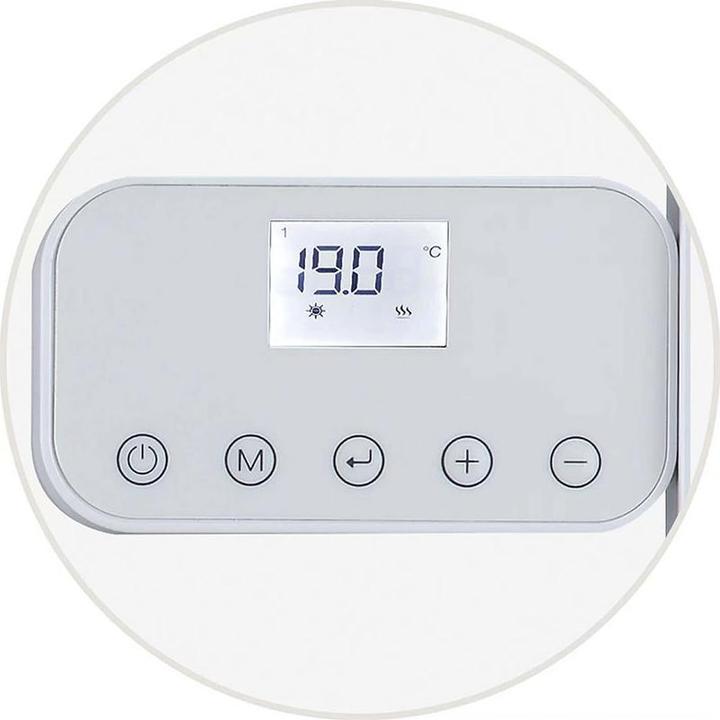 Immagine prodotto Kibernetik BR500W Badezimmerradiator weiss mit WIFI (500 W)