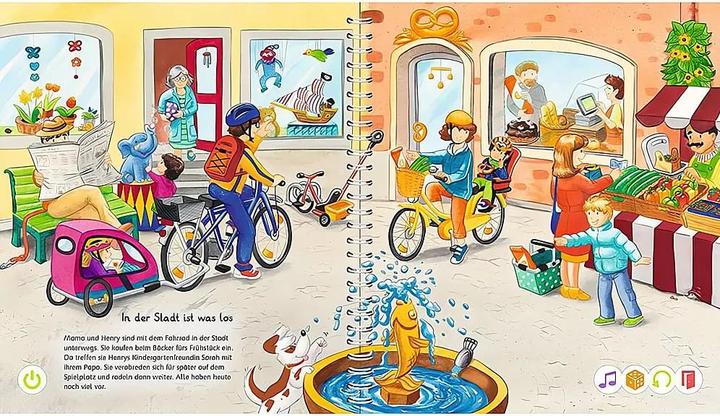 Actual product image tiptoi Wörter-Bilderbuch Unterwegs (German, Katja Rough, Yvonne Follert, 2022)