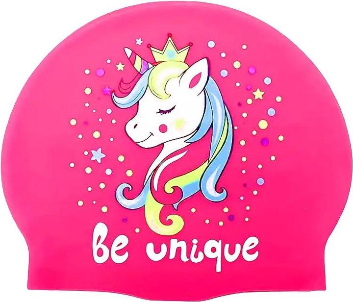 Splash & Fun Silikon Kinder-Badekappe Be Unique Einhorn