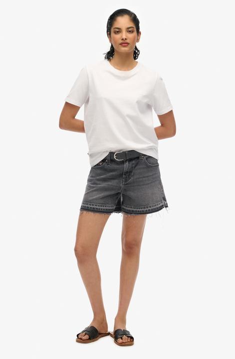 Actual product image Superdry Mid Rise Cut Off Short (28)