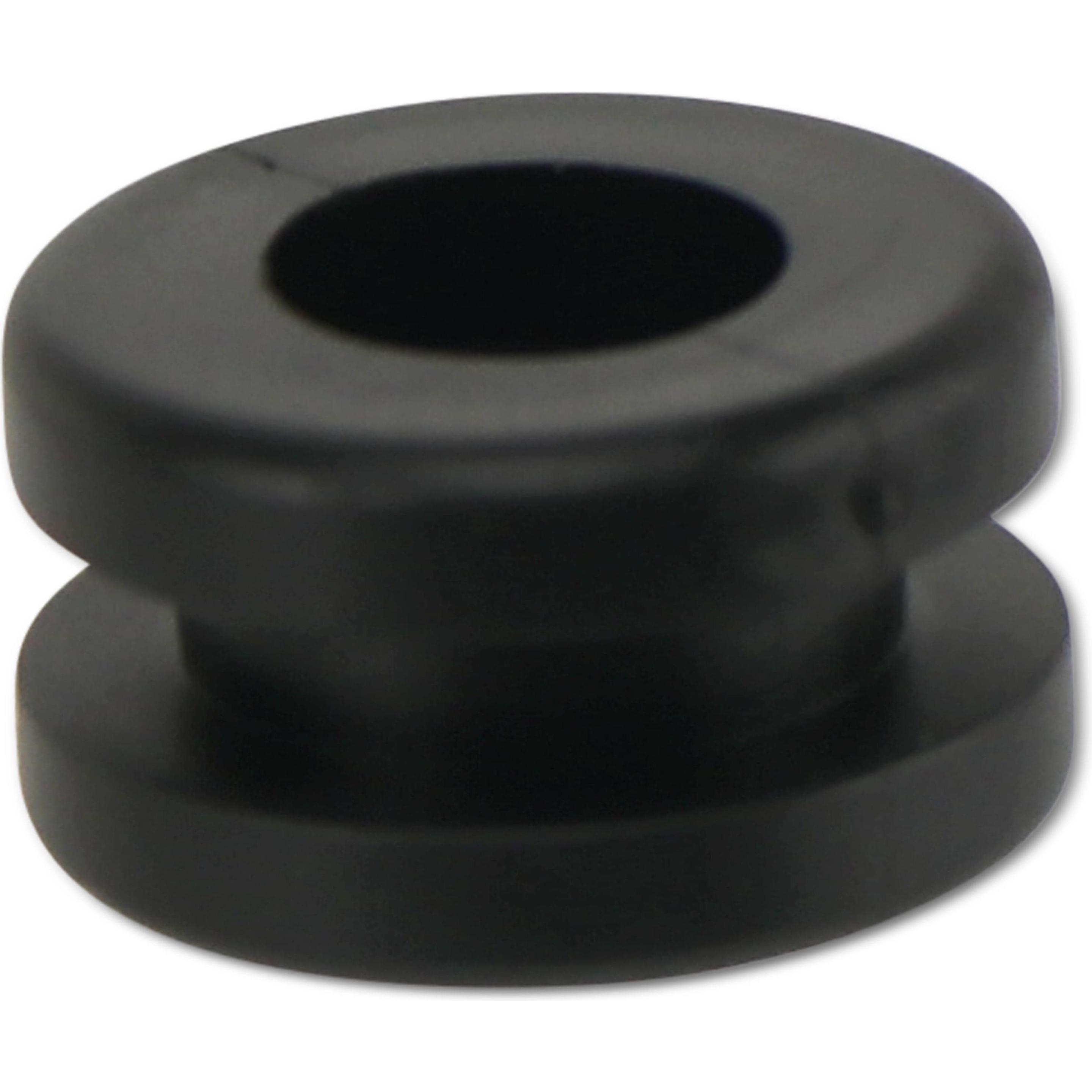KSS, Kabelschutz + Kabelführung, Kabeldurchführungstülle PVC, schwarz, Plattenstärke 3, Loch-Ø 7,8, offen, 1 Stück (Kabe...