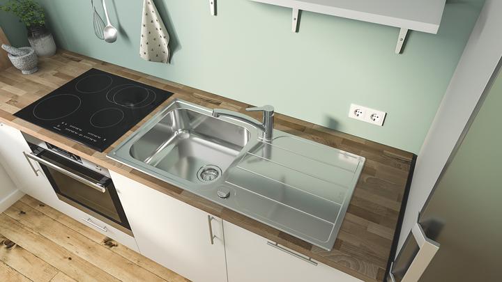 Produktbild Grohe Kchenarmatur mit Einhebelmischer Start Eco chrom glnzend 31685000