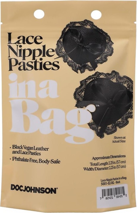 Actual product image Doc Johnson Lace Nipple Pasties