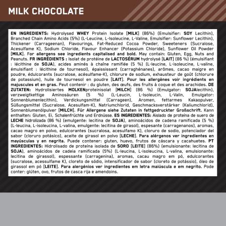 Immagine prodotto Optimum Nutrition Platinum HydroWhey (Cioccolato, 1 pz., 1600 g)