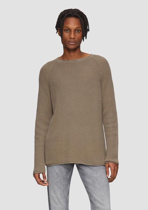 Produktbild S.Oliver Strickpullover Locker gestrickter Pullover mit Waschung (M)