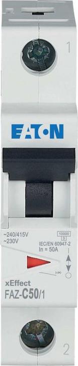 Produktbild Eaton MOE FAZ-C50/1 Einbau-Automat 1p