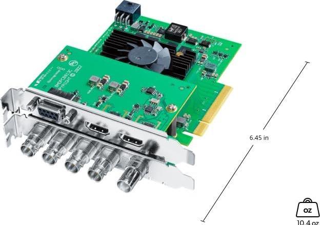 Actual product image Blackmagic DeckLink 8K Pro G2 (PCIe, analog TV signal, DVB-T, DVB-S2, DVB-T2, DVB-C, DVB-S)