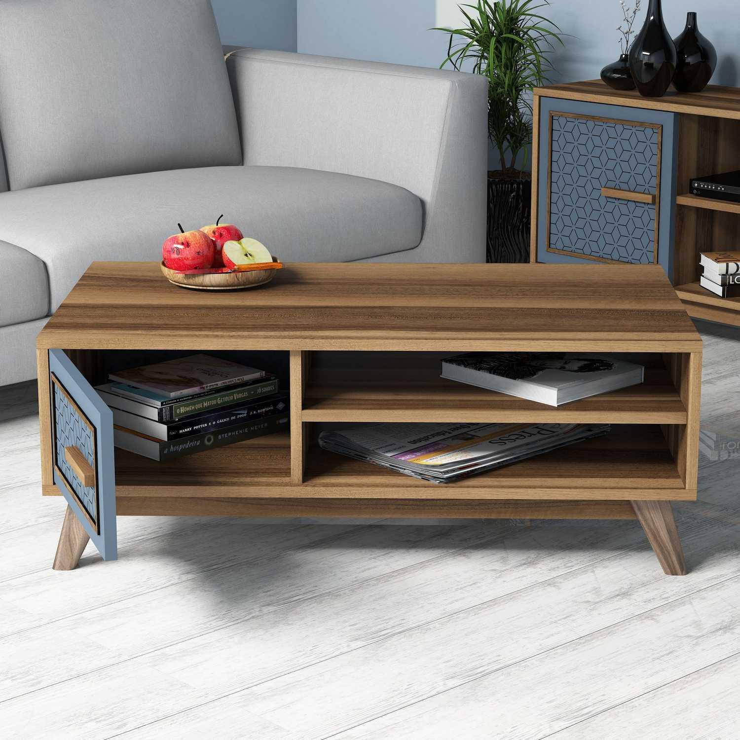 Hanah Home, Couchtisch + Beistelltisch, Gwen (105 x 38 x 60 cm)