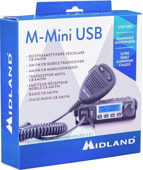 Produktbild Midland M Mini USB AM FM 27mc radio (4 km)