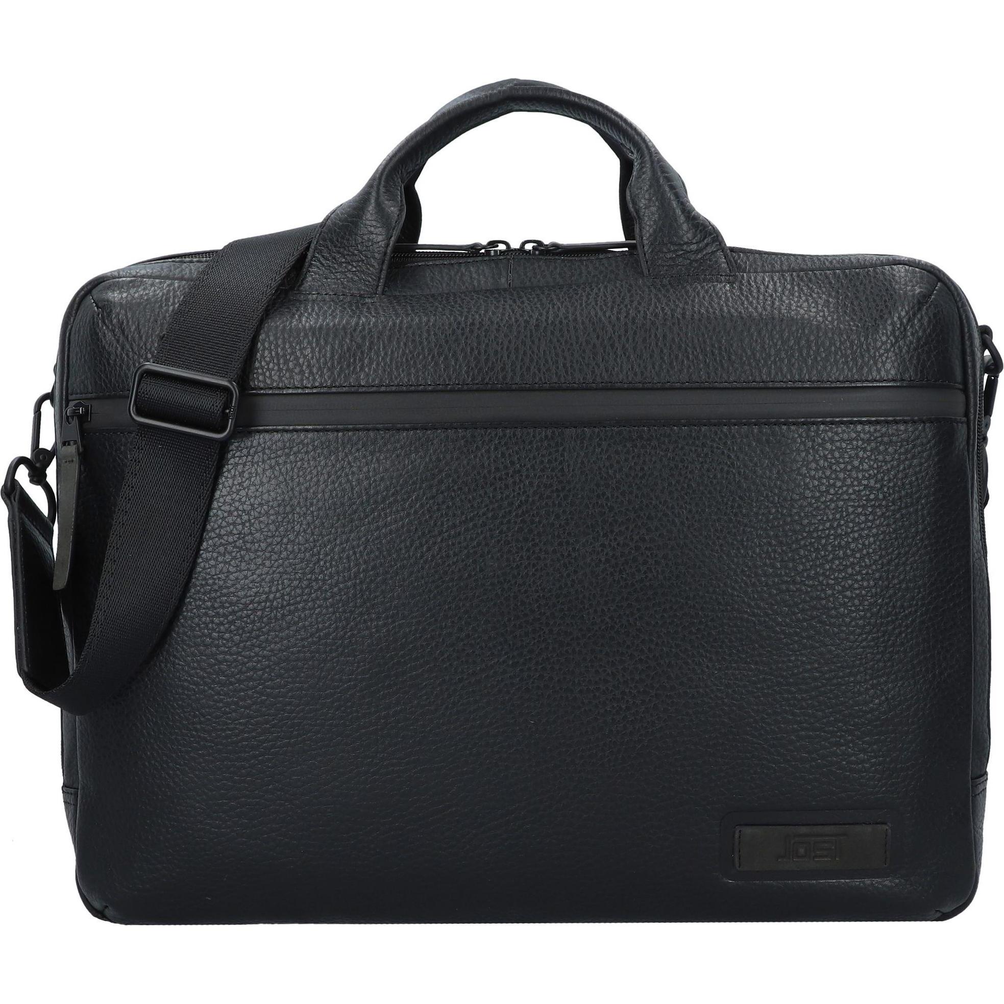 Jost Aktentasche Stockholm Business Bag L 2 Comp (17"), Notebooktasche, Schwarz