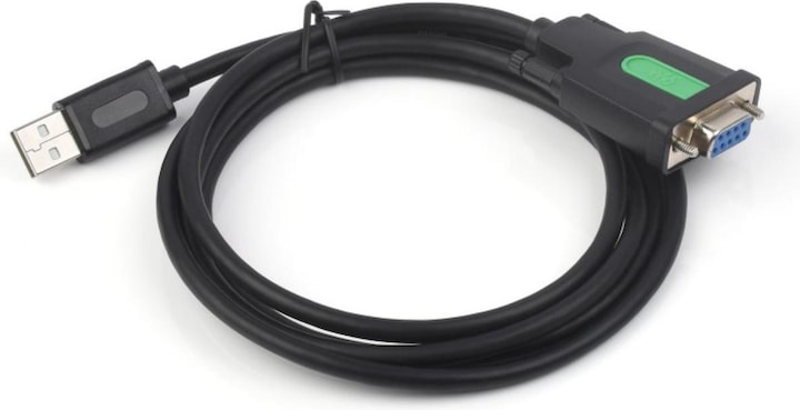 Actual product image WaveShare USB to RS232 FT232RL Female adapter cable