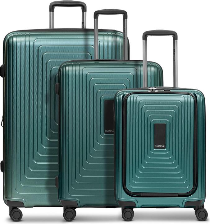 Actual product image Redolz Essentials 14 3-set 4-wheel suitcase set 3-piece suitcase set with stretch fold (123 l)