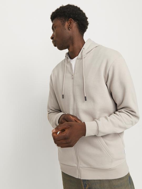 Produktbild Jack & Jones Einfarbig Kapuzenpullover mit Reissverschluss Kapuzenpullover mit Reissverschluss (L)