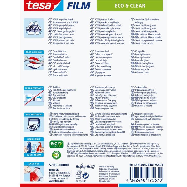 Energie-Label tesa tesafilm Handabroller